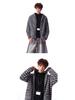 Unisex Schwergewichtiger, gestreifter Kapuzencardigan, Herbst/Winter, Koreanischer Stil, Strickpullover aus Wolle für Paare.