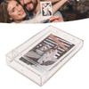 Photo Storage Box for 3 Inch Camera Photo PC Photo Holder Case with Hand Rope for Pictures Cards