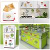 Creative Refrigerator Stickers Kitchen Cabinet Door Stickers Removable Wallpaper Wall Decorative