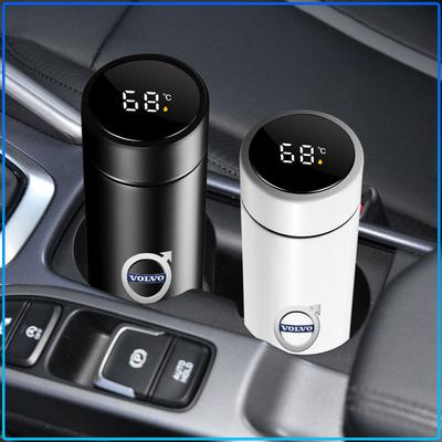 Tragbare Auto Smart Thermosflasche Mit Temperaturanzeige Kaffeetasse Für XC90 XC60 XC40 V40 V50 V60 S40 S50 S60 S70 S80 S90 240 C70 Vnl LKW