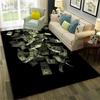 3D Dollar Euro Money Rich Pattern Carpet Rug for Home Living Room Bedroom Sofa Doormat Decor,Child Area Rug Non-slip Floor Mat