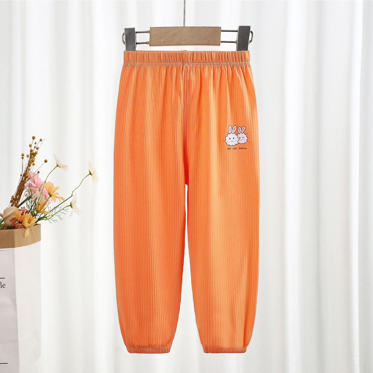 

Легкі літні штани унісекс проти москітів для дітей 90cm помаранчевий