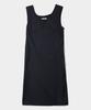 Place Studio Layered Slit V-Neck Sleeveless Midi Dress_2 Colors