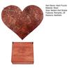 Love Heart Puzzle Reasons Why I You Gift for Boyfriend Girlfriend Husband Wife Romantic Fine Carved Wooden in Wood Box 20 Couples Gifts Valentine's
