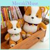 Corgi Plüschtier mit Schal für Kinder Geburtstagsgeschenk Niedliche Heimdekoration und Büro-Kissen
