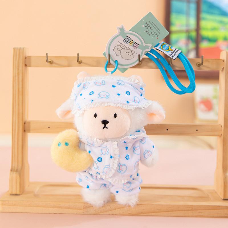 Sheep Plush Toy With Clothing Design For Kids Gift And Room Decor