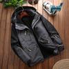 Men's 3-in-1 Outdoor Sports Jacket Set with Fleece - Mountaineering & Fishing Outerwear.