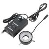 652F 40 Pcs Adjustable LED Ring Light for Stereo Microscope & Camera with Power Adapter Installation Screw 25mm 12V/7W