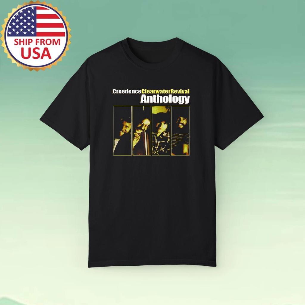 Creedence Clearwater Revival Anthology Uomo Nero Taglia S-5XL