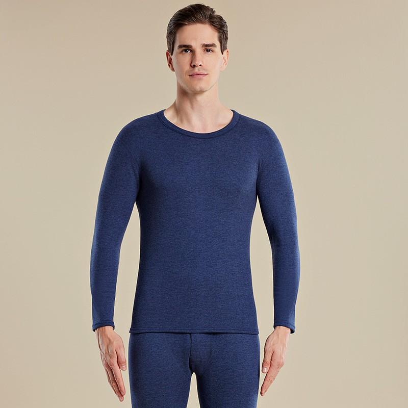 Thermal Base Layer Set Women Men Tencel Warm Fleece-Lined Long Sleeve Top Pants Soft Comfortable Underwear