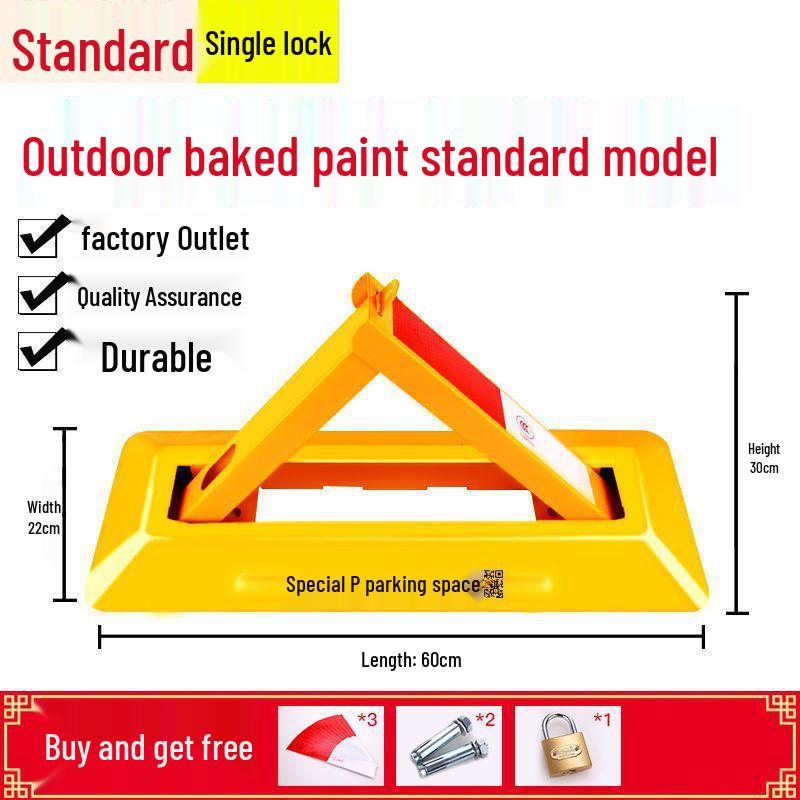 Blocator de sol triunghiular rezistent pentru locuri de parcare în garaje