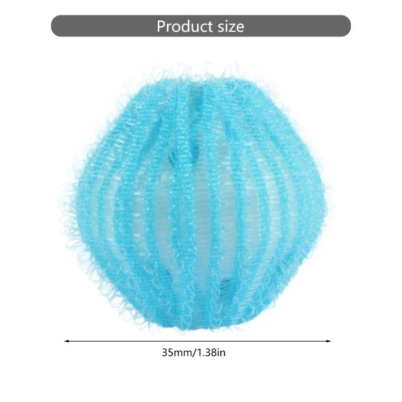 12Pcs Washable Laundry Balls Efficiently Collect Pet Hair Furs Lint In Washing Machine Safe for Delicate Clothing Linens