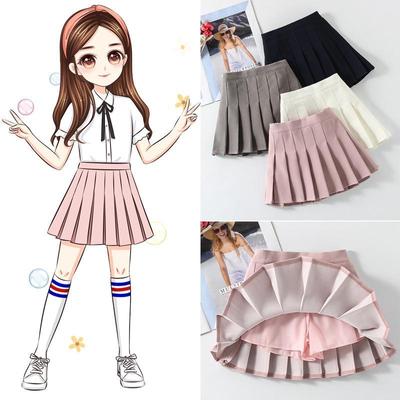 Baby Toddler Children Clothing School Plaid Girls Skirt Bottoming Princess Pleated Skirts Kids Short SKirt Summer Child Clothes