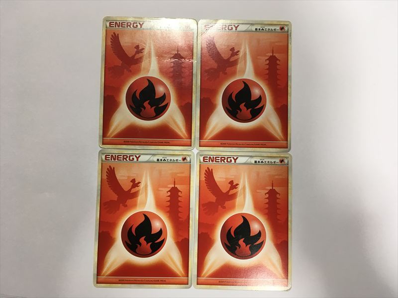 Pokémon Trading Card I93 Legend Basic Fire Energy Silhouette Fire Legend Some Junk Buy It Ho-Oh 4-card Set. Creases/folds. Condition. Now
