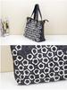 New Genuine Leather Ethnic Style Color Block Shoulder Tote Bag for Women