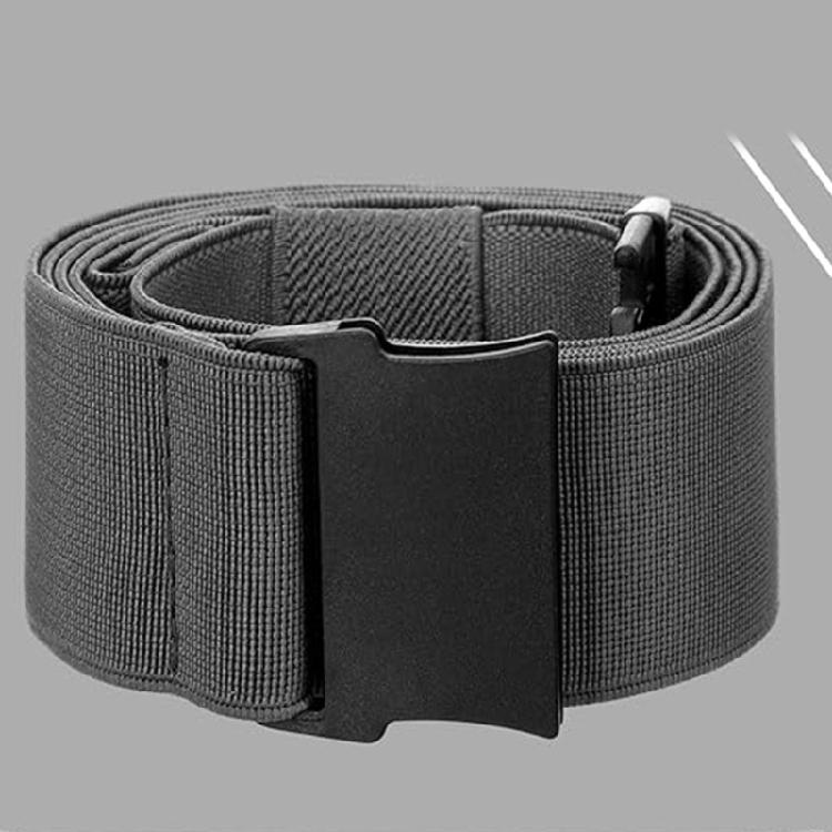Adjustable Buckles Braided Belt Unisex Jeans Waistband Stretch Woven Belt for Outdoor Sports