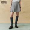 Teenie Weenie Women's College Style Pleated Mini Skirt