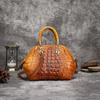 Vintage Leather Shoulder Bag, Tree Paste Skin, Multi-functional Large-capacity Women's Color Polishing Bag