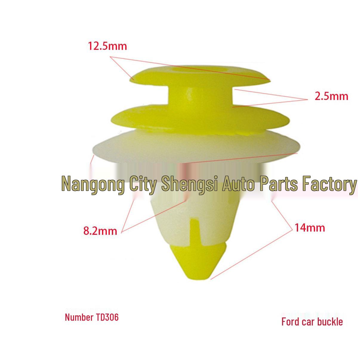 

Ford Отделка Панели Интерьера Автомобиля Юбка Нейлоновая Кнопка-Защелка 10000 Units