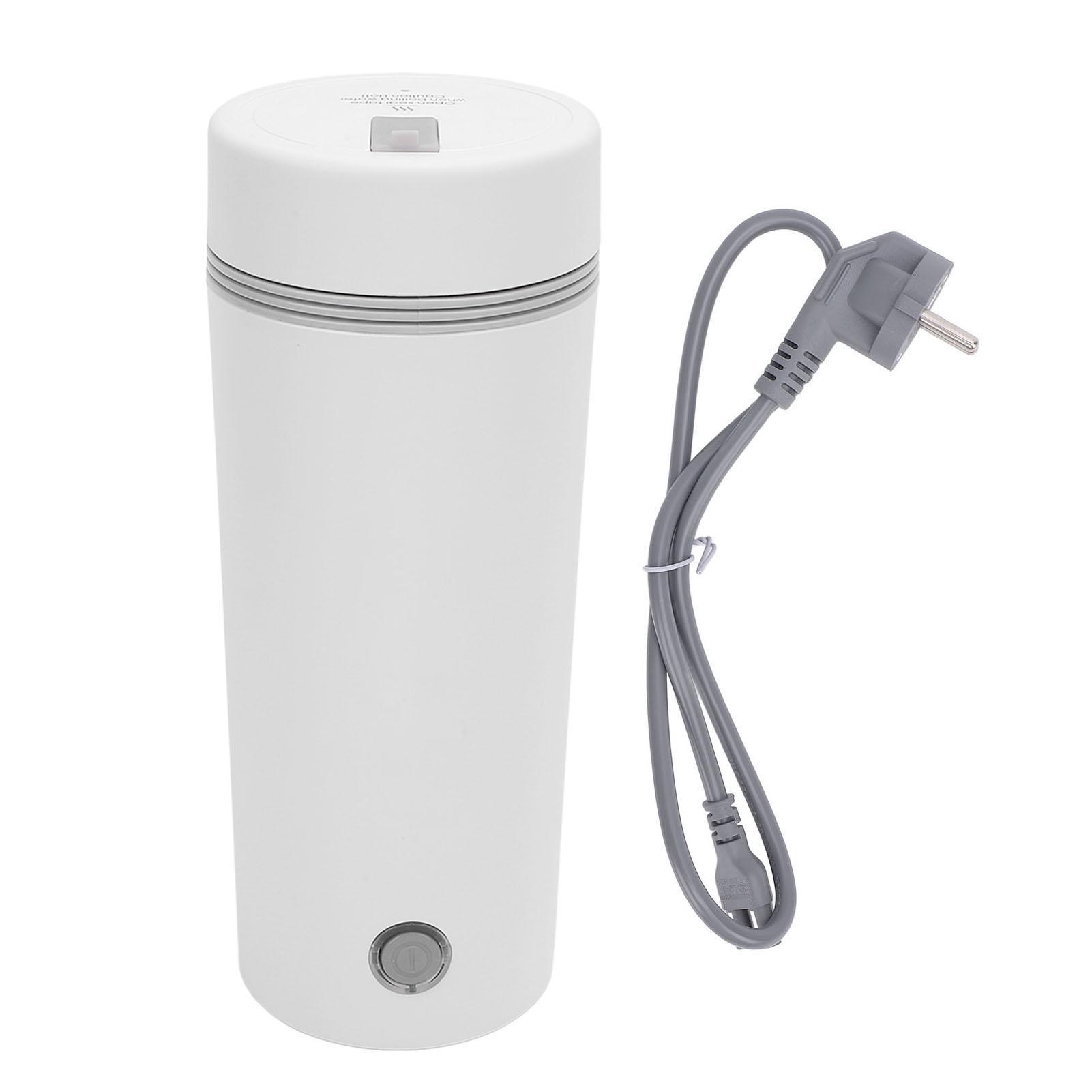 

350 мл Термокружка для подорожей з підігрівом Маленька Портативна Чашка з автоматичним підігрівом Дорожній Електрочайник Персональний Чайник EU Plug 220V