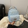 Rucksacktasche Damen neue trendige Mode-Rucksack hochwertig Kettentasche Eimerform Reisetasche