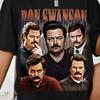 Limitowana Koszulka Vintage Rona Swansona, Prezent Parks and Recreation dla Kobiet i Mężczyzn, Unisex Retro Koszulka dla Fanów Komedii|............|||