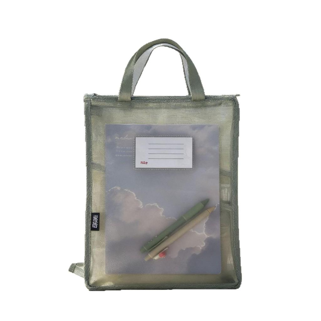 Popular L-Shaped Zippered File Bag - Student Organizer for Books and Papers