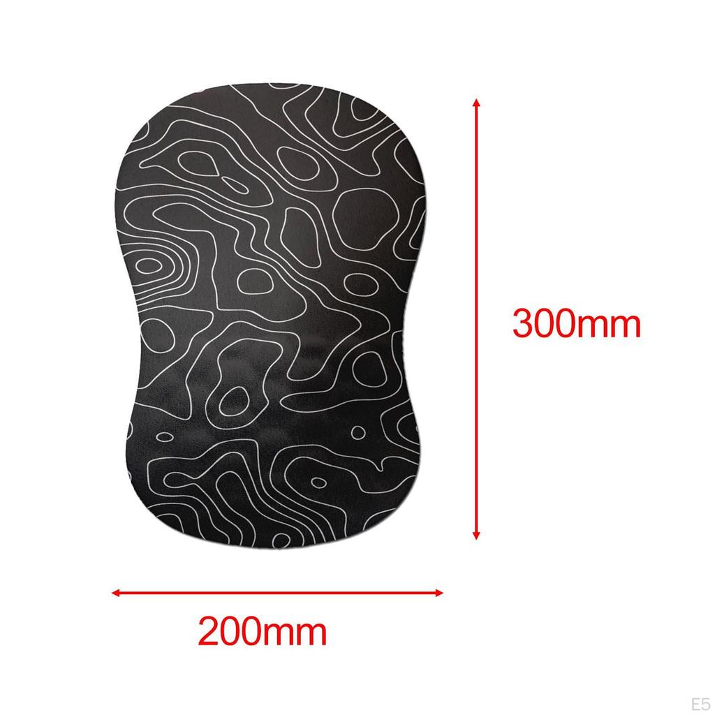Computer Mouse Pad Soft Non-Slip Base Gifts Ergonomic Design Wrist Rest Gaming