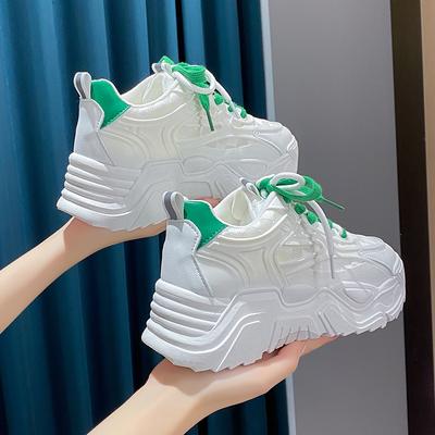Dad Shoes Female Students Lightweight Breathable Women's Shoes New Platform Mesh Sports Casual Shoes