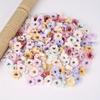20Pcs 3cm Multicolor Daisy Flower Heads Mini Silk Artificial Flowers for Wedding Home Decoration Christmas Wreath Scrapbooking