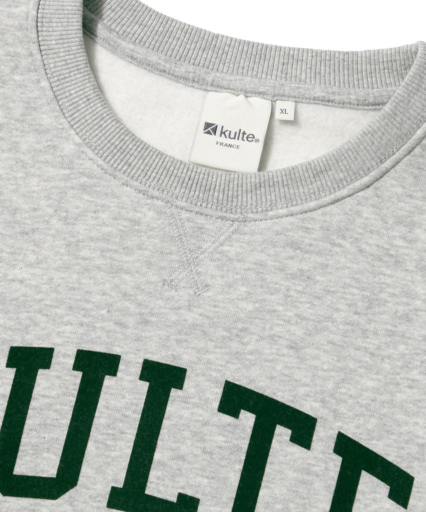 KULTE College Floppy Crewneck_M.Grey