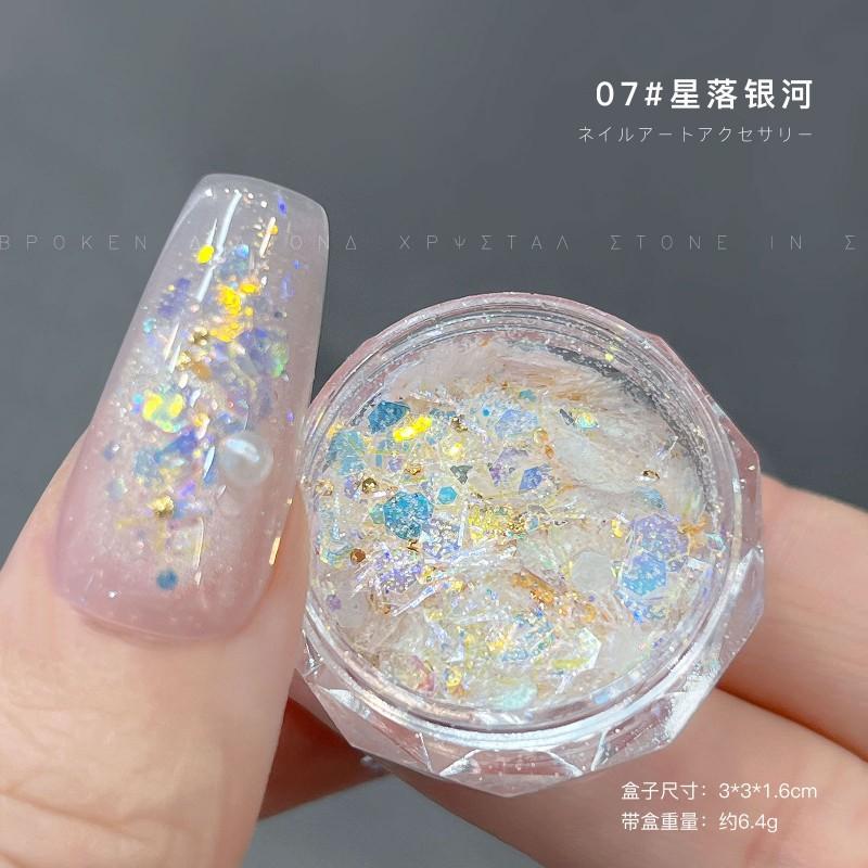 Nail Art Glitter Mix Irregular Shiny Sequins DIY Manicure Decoration