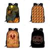 Halloween Fledermaus Kürbis Rucksack Aus Nylonmaterial Für Den Täglichen Gebrauch Und Street Style