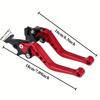 Universelle Motorrad Einstellbare Bremskupplungshebel CNC Motorrad Bremshebel Lenker Motorradgriffe Bremshebel Modifizierte Teile