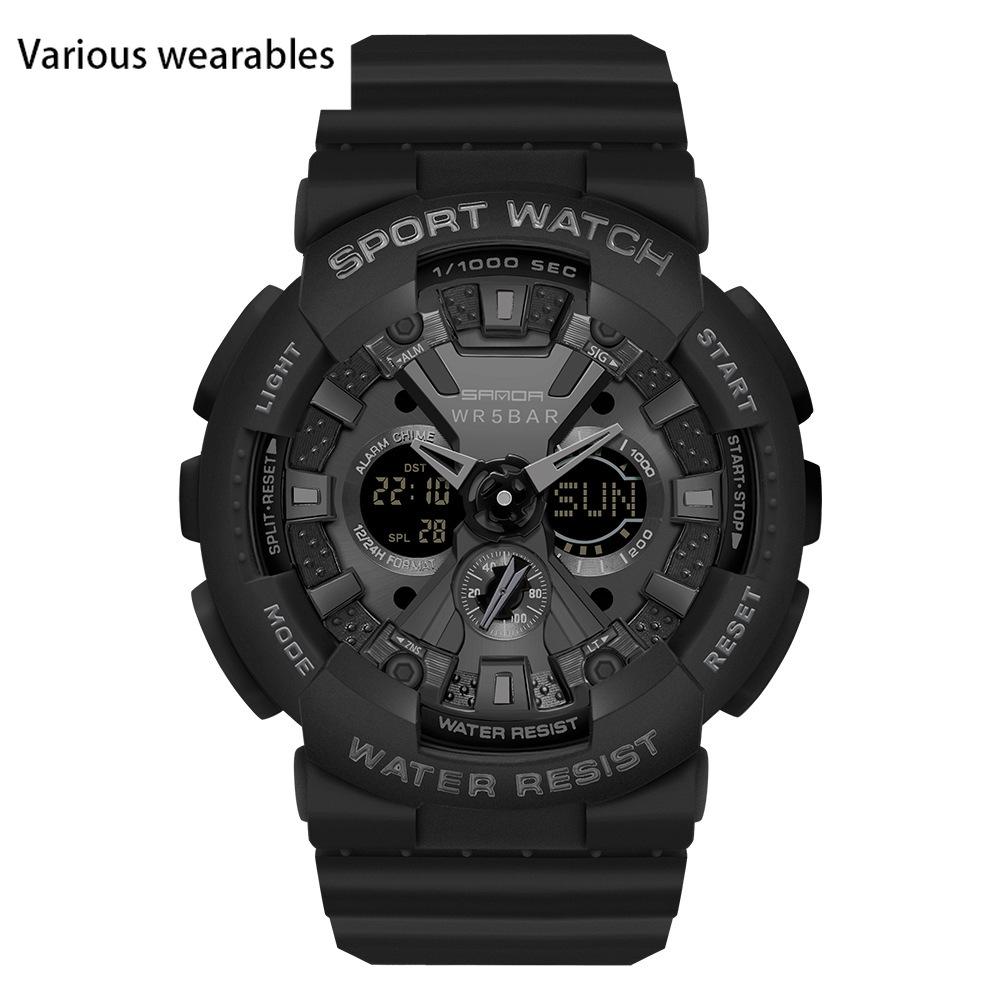 

Мужские модные цифровые спортивные водонепроницаемые часы в стиле Харадзюку для мужчин и женщин, для студентов, корейская версия, простые электронные часы