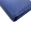 BVLGARI Flap Bicolor Be zero one leather Purse blue leather mens Used