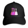 Guitar Rainbow Pinks Baseball Cap Hard Hat Beach Snap Back Hat Luxury Women Cap FeUnisex Unisexs