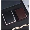 New Men's Short Wallet European American Retro Business Small High-end Zipper Zero