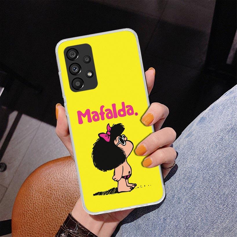 Mafalda Cartoon Phone Case For Samsung Galaxy A17 A16 A15 A14 A13 A57 A56 A55 A54 A53 A37 A36 A35 A34 A33 A26 A25 A24 A23 Galaxy