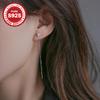 S925 Sterling Silver Long Dangle Earrings Pair Suitable for Daily Wear Valentine's Day Gift Women's Jewelry Low Allergy