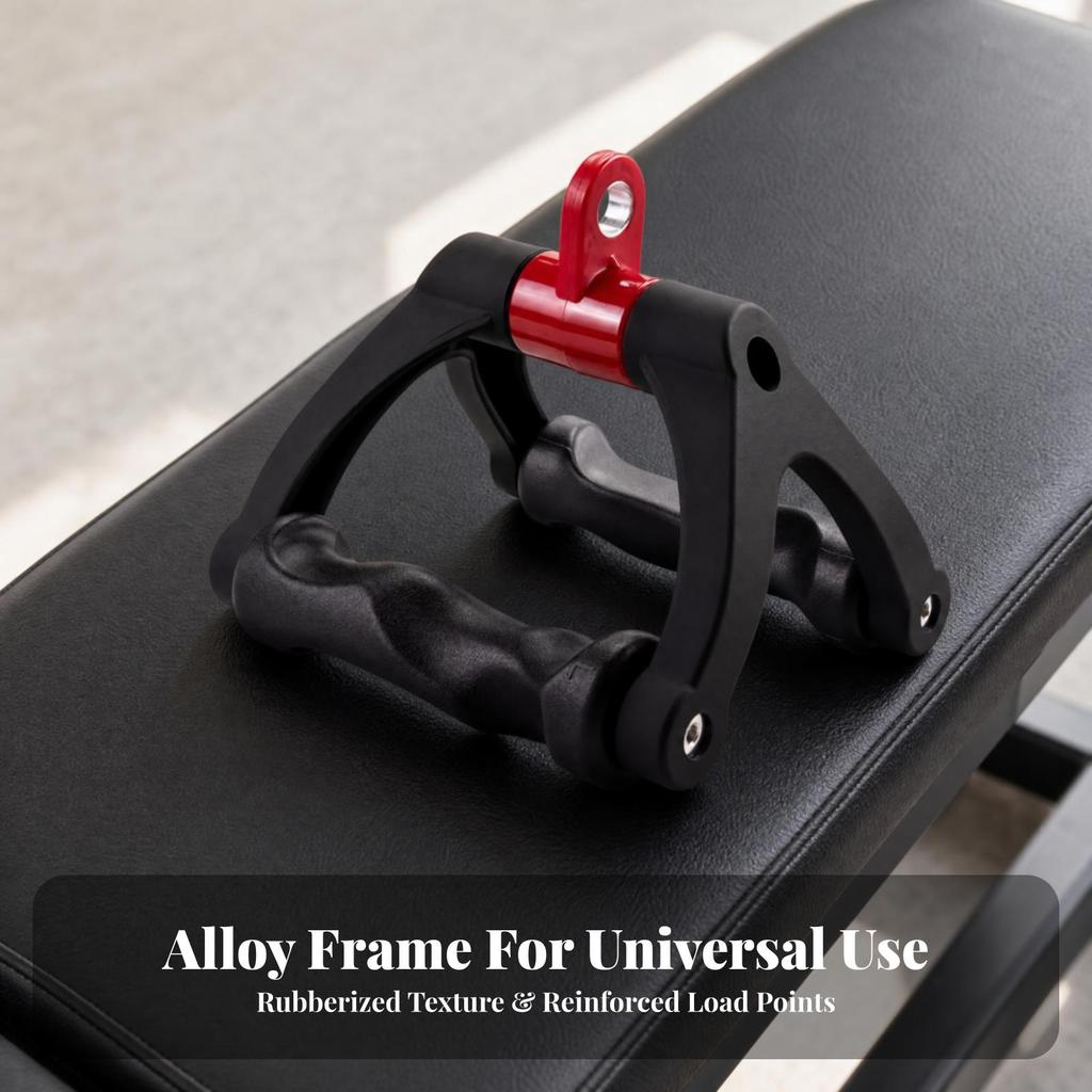 Heavy-Duty V-Shaped Cable Handle Ergonomic V-Bar Attachment Lat Pull