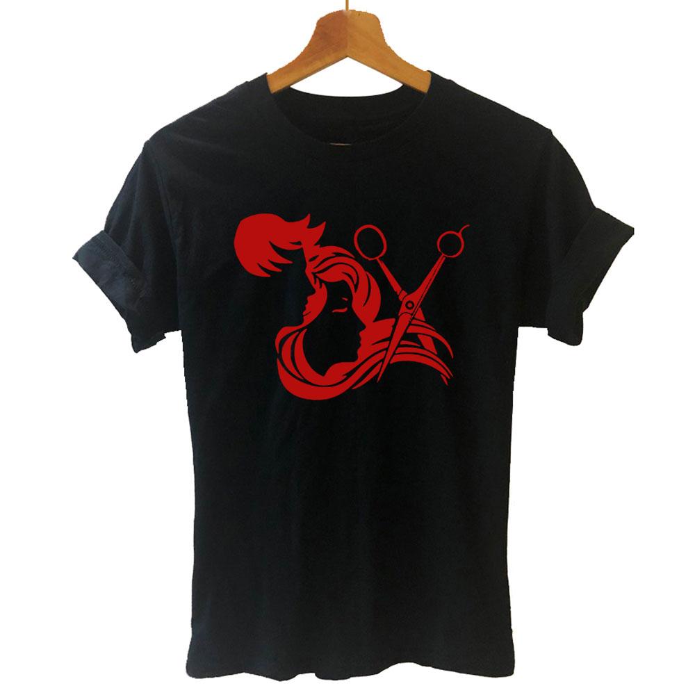 Funny Barber Weapon Scissors T Shirt Hairdresser Barber Hair Stylist Definition Hip Hop Harajuku T-shirt Women Clothing