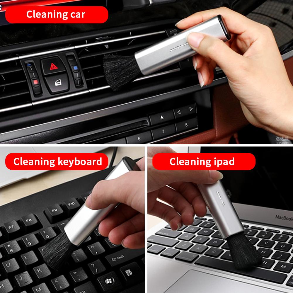 EJG4 Retractable Car Air Vent Detailing Cleaning Brush Cleaner Dust Remover For Mercedes Benz AMG A B R G S Class CLA GLB GLC GLK GLA