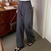 New Arrivals Open Run Nomcore Look Suit Pants High Waist Span Slacks