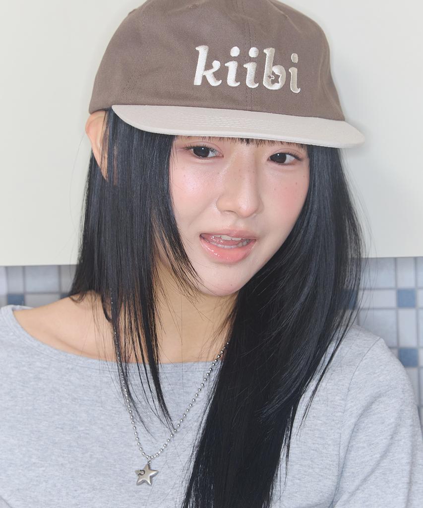Kiibi Logo Two Tone Cap Brown & Oatmeal