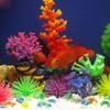 Colors 1Pcs Coral Aquarium Fish Tank Ornament Decor Underwater Plant Fish Silicone Artificial Coral