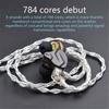 Quality C Pin 0.75mm Earphone Cable for ZS10PRO ZSN EDX ZEXPRO ZAS ZAX ASFAST ASX DQ6 AS12 Headphones Long Lasting Cord