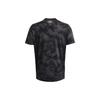 Under Armour UA Rush Logo Print Crew Neck T-Shirt Men Tops Black 1376792-001
