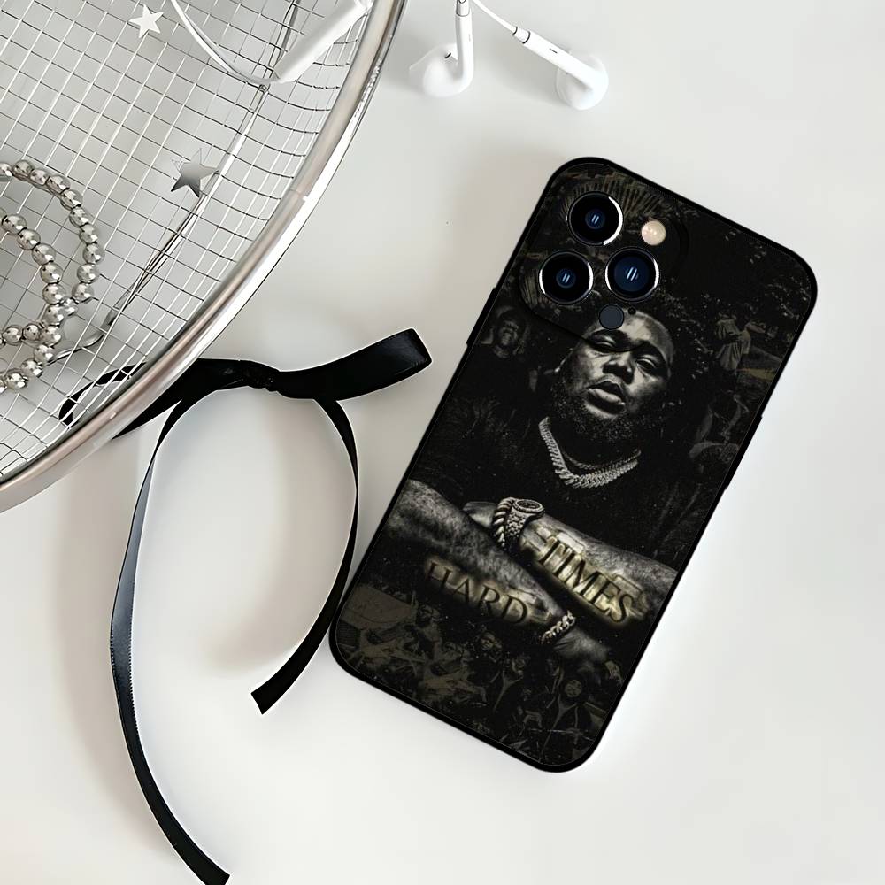 Rod Wave Rapper Phone Case For IPhone 17 16 15 14 13 12 11 X XR XS Plus Pro Max Mini Soft Black Cover