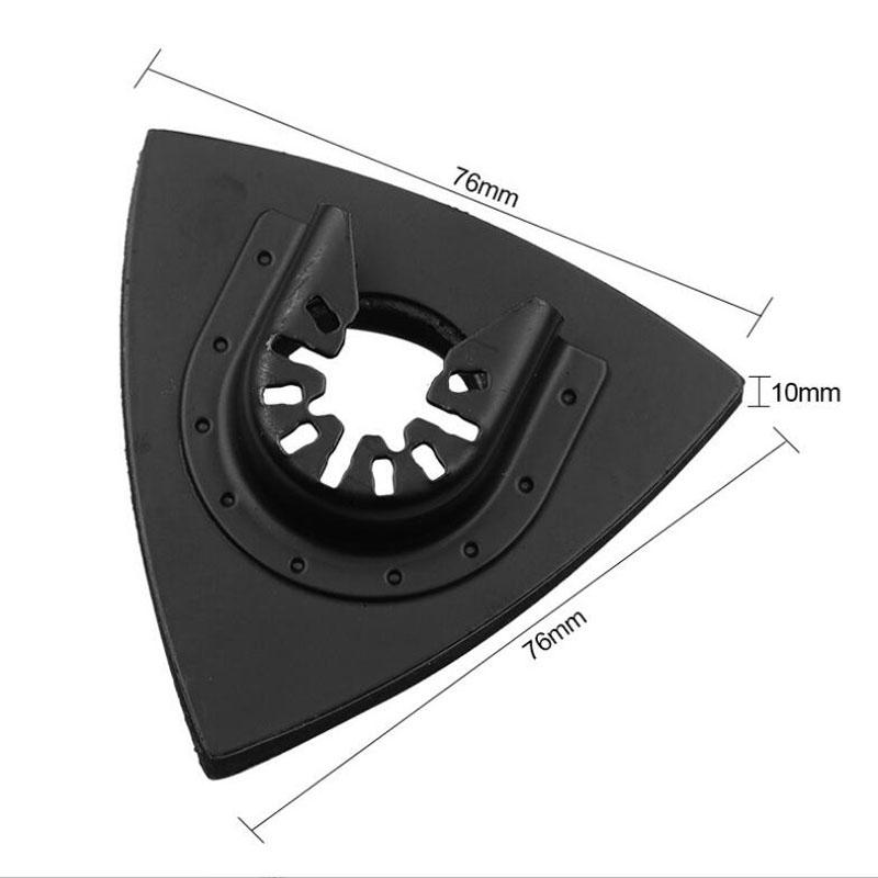 

Треугольные шлифовальные диски Быстросъемный осциллирующий инструмент Лезвия для многофункциональных инструментов Аксессуары для осциллирующего инструмента Pack of 1 чёрный